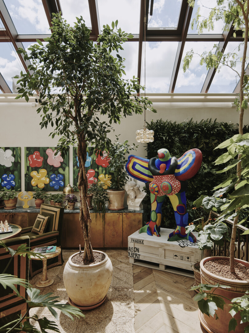 Chez Charlotte et Philip Colbert à Londres.